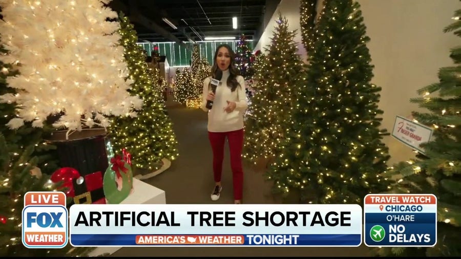 Artificial Christmas tree shortage in US 