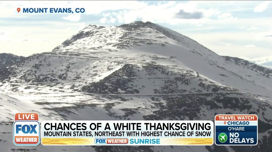 What are the odds of a white Thanksgiving?