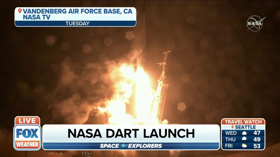 NASA's DART spacecraft launches on mission to intentionally smash into asteroid