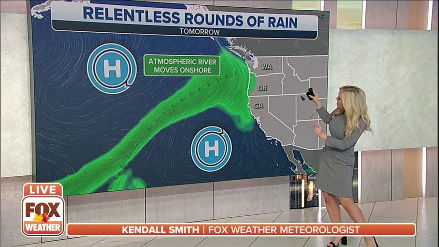 Relentless rain continues in Pacific Northwest