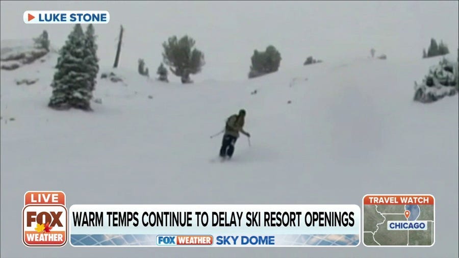 Warm temperatures continue to delay ski resort openings 
