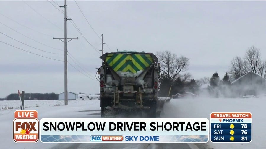 Ohio seeing shortage in snowplow drivers