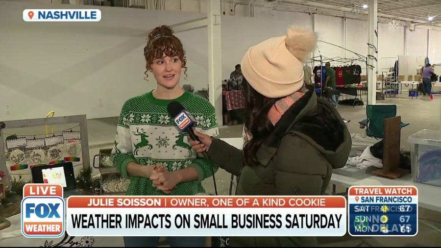 Nashville shoppers support Small Business Saturday despite cold start