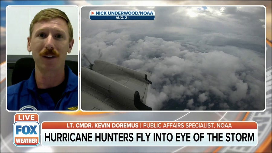 Hurricane Hunters fly into the eye of the storm