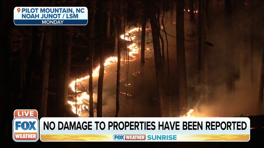 Grindstone Fire in NC: More than 1,000 acres burned with 20 percent containment