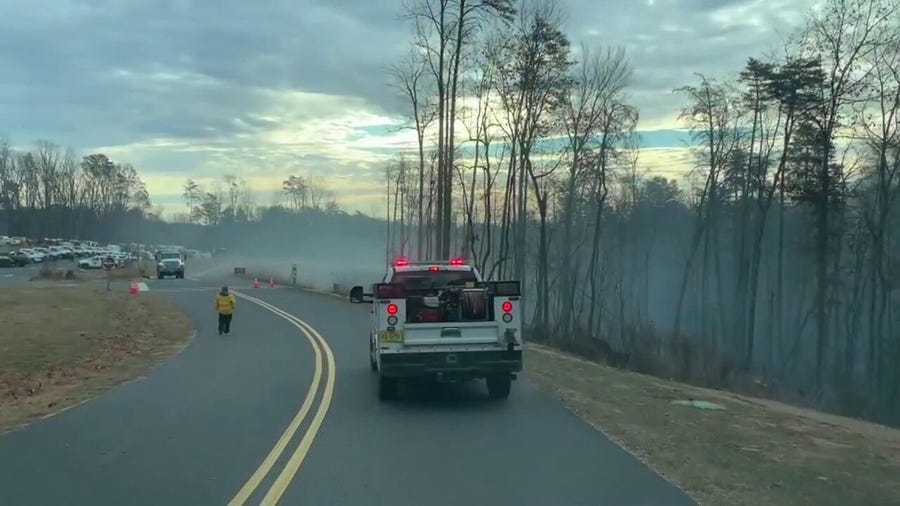 Crews still working to extinguish Grindstone Fire in NC