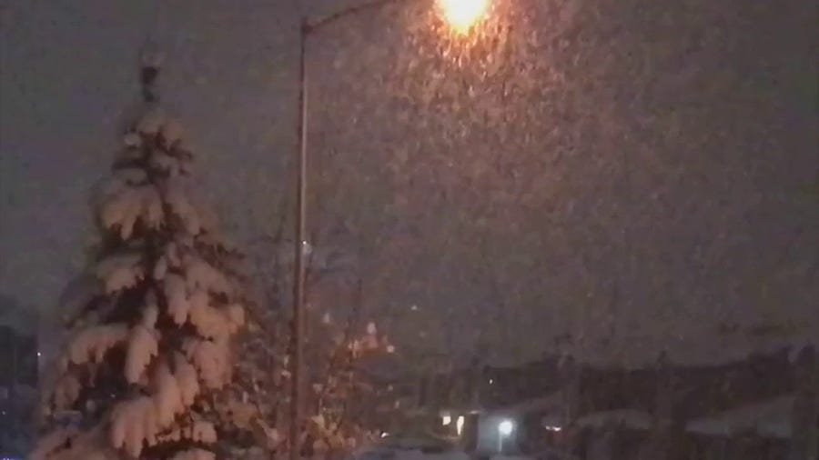 'Beautiful' snowfall in Anchorage