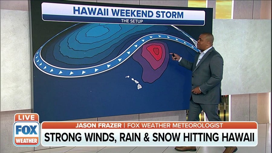 'Kona Low' to bring heavy rains for Hawaii, prompts Blizzard Warning for mountains
