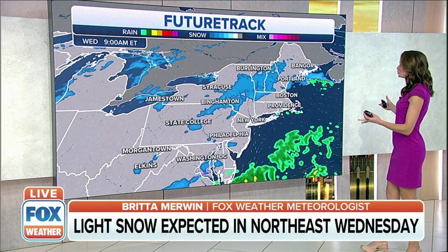 Midweek storm could bring inch of snow to parts of Northeast