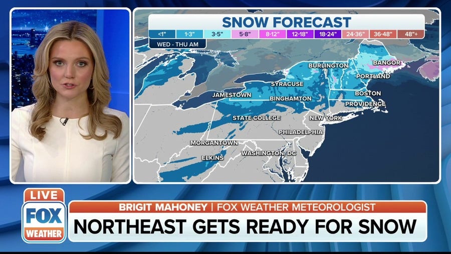 New England looking at up to 5 inches of snow in the coming days