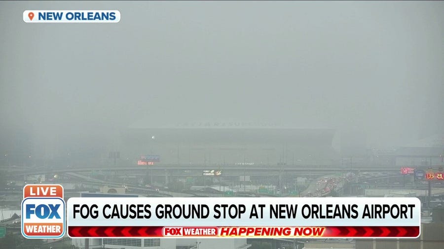 Fog causes ground stop at Atlanta, New Orleans airports