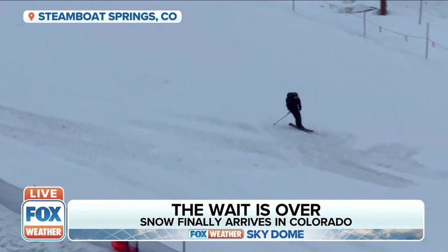 Wait is over: Snow finally arrives in Colorado