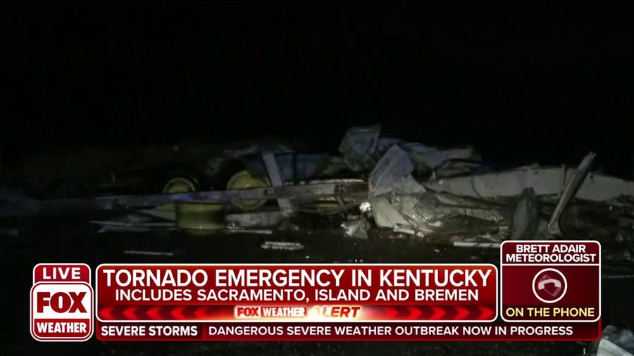Storm chaser describes tornado damage in Mayfield, Kentucky