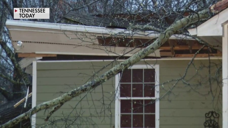 Storm damage reported throughout Tennessee