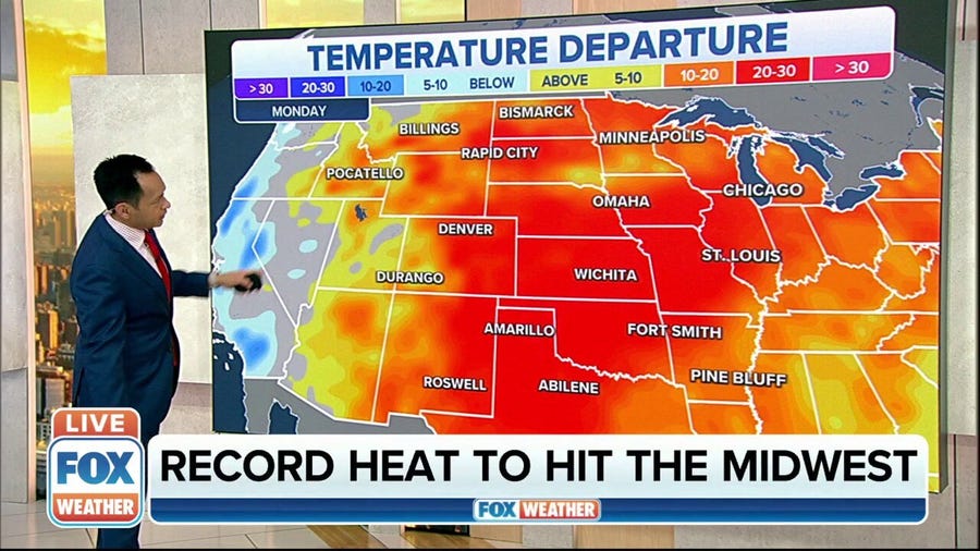 Record heat to hit the Midwest this week 