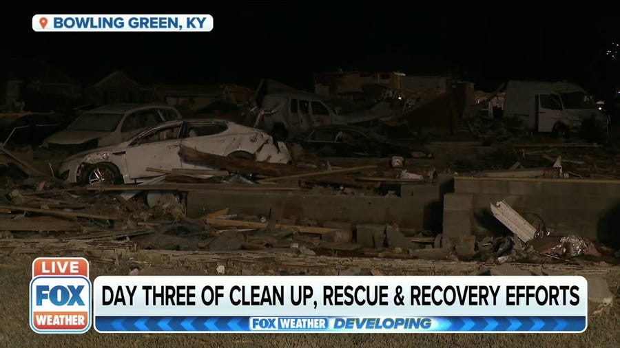 500 homes, 100 businesses destroyed in Bowling Green, KY from tornado