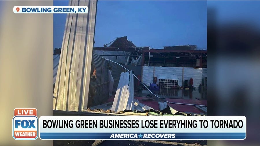 Bowling Green, KY business owner vows to rebuild after tornado destroys building