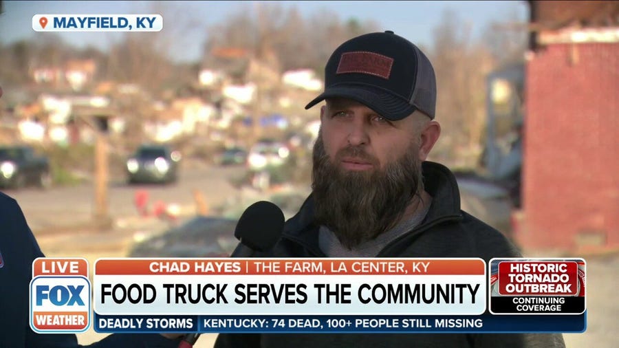 Couple brings food truck to Mayfield, KY to help feed the community