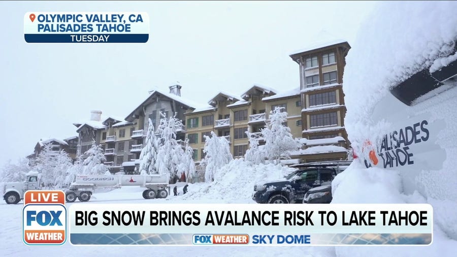 Big Snow brings avalanche risk to Lake Tahoe