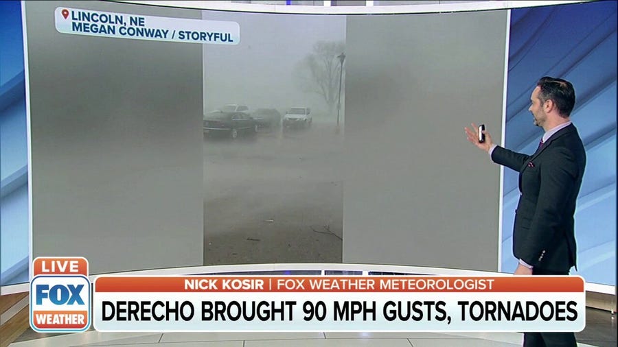 Watch: Derecho brings intense winds to Nebraska 