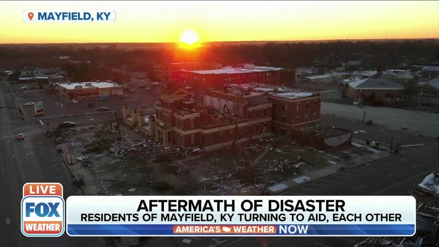 One week later: Mayfield, KY residents turn to aid and each other 