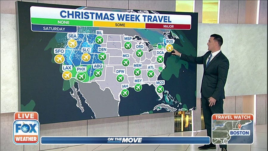 Christmas Week Travel: West Coast could see delays due to storm system moving through
