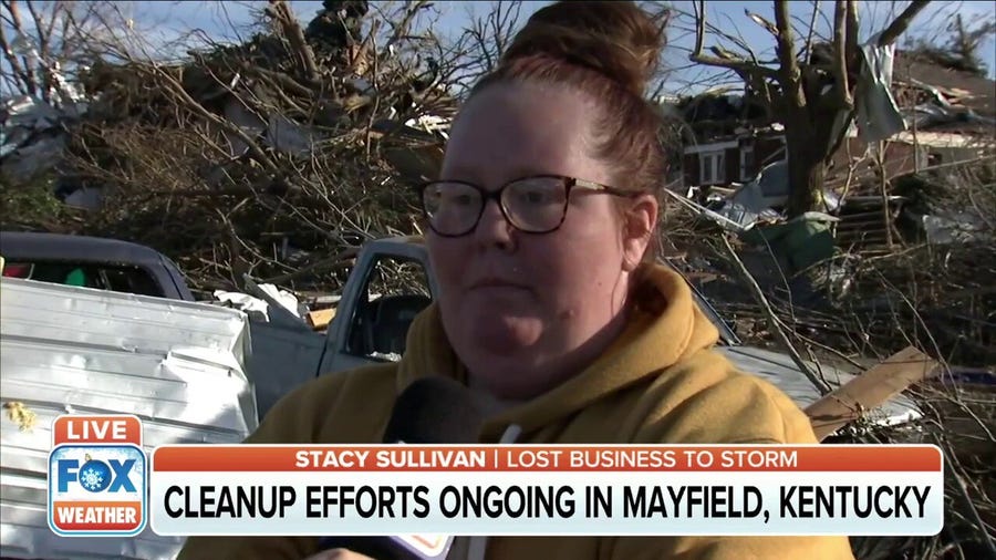 Mayfield, KY resident on storm: 'Heartbreaking' to see dad lose business