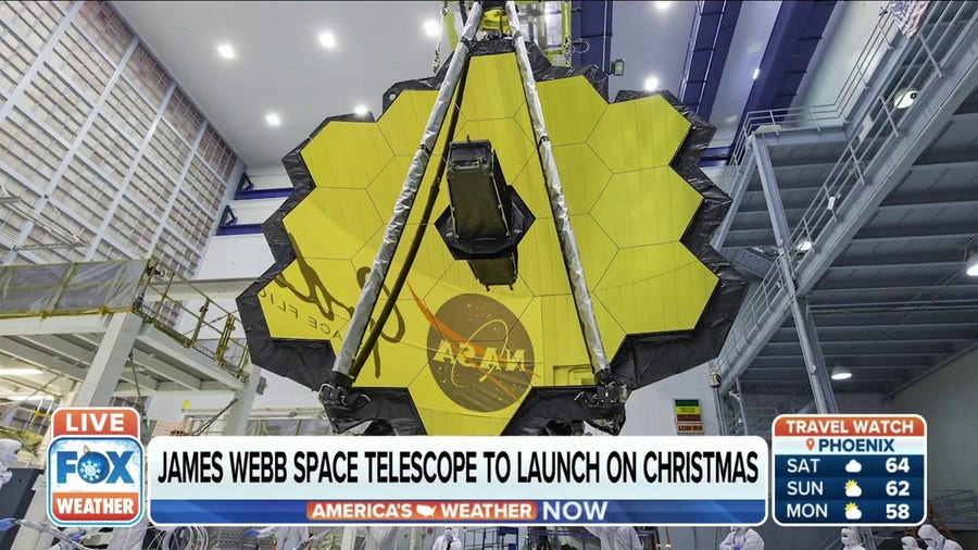 James Webb Space Telescope to launch on Christmas