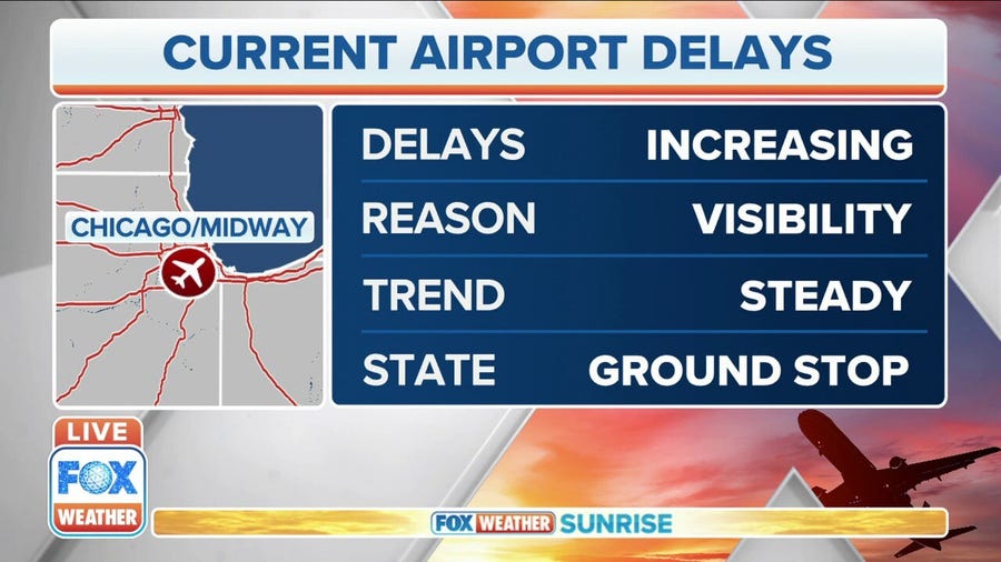 Nationwide flight delays for holiday travelers