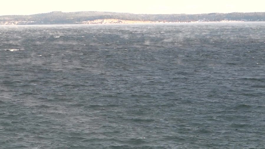 Sea Smoke on Puget Sound