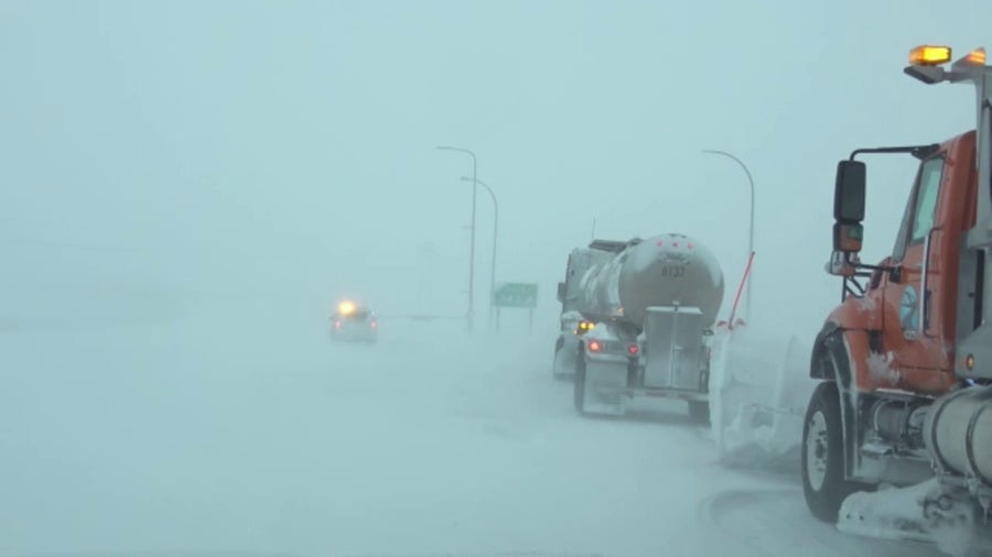 Blizzard strands North Dakota Motorists 