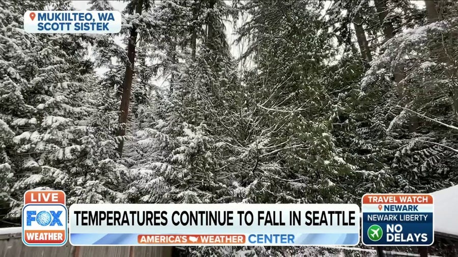 Seattle coping with unusual cold, frozen roads
