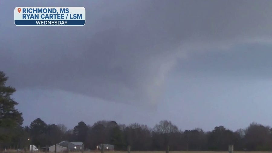 Funnel Cloud Spotted Over Mississippi