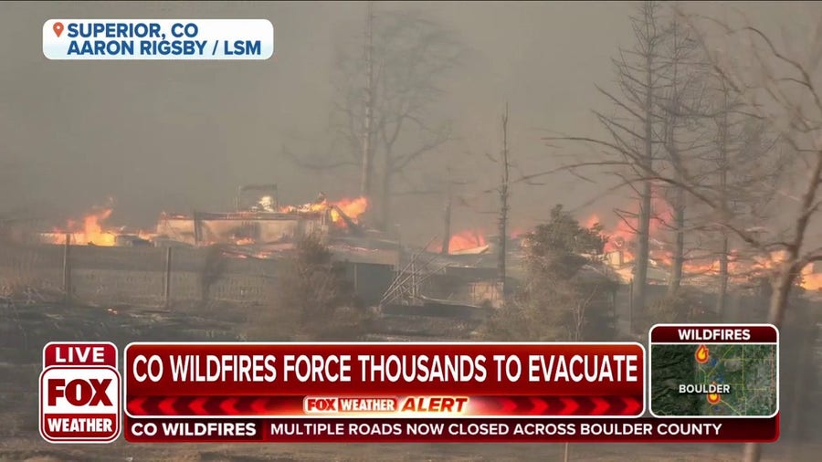 Colorado fire burns through neighborhoods, hundreds of homes destroyed  