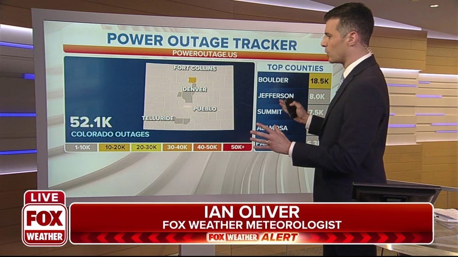 High wind gusts lead to more than 50,000 power outages in Colorado 