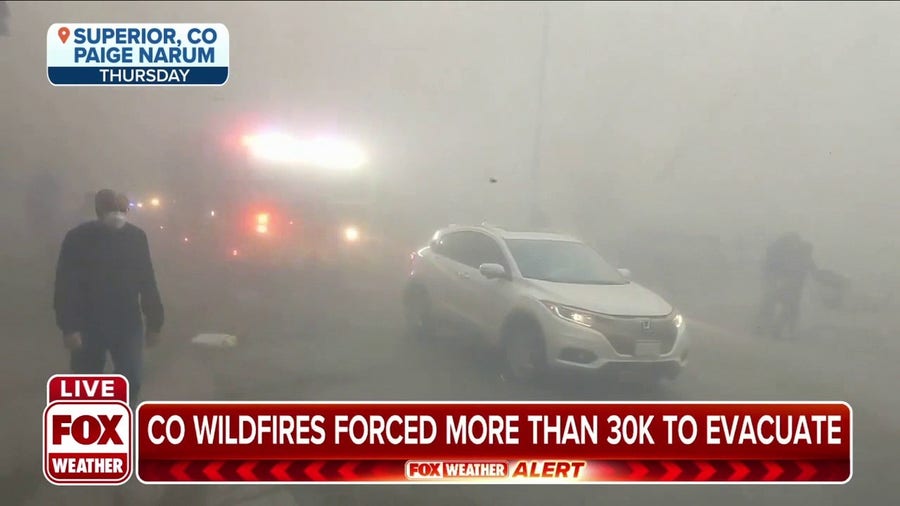 Colorado wildfires forced more than 30K to evacuate