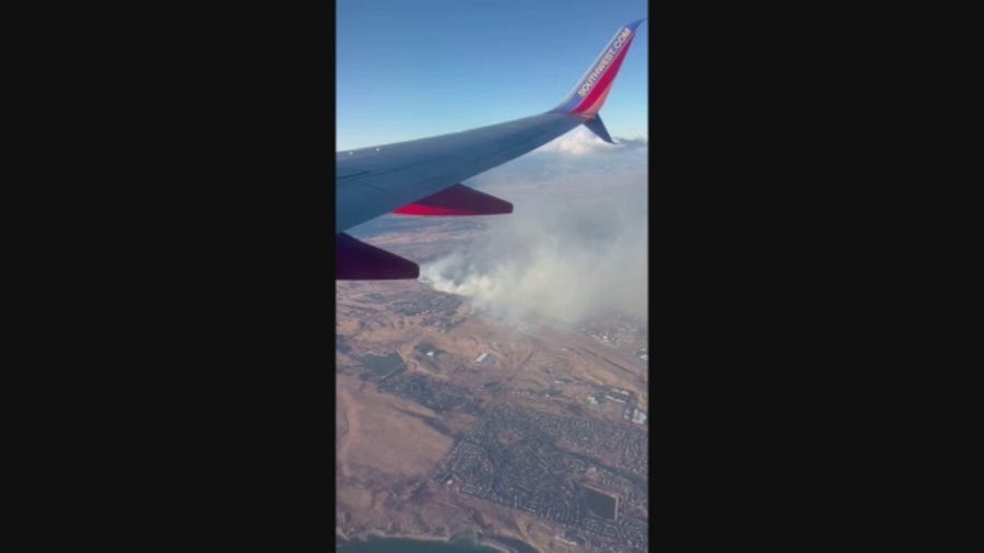 Colorado flight attendant captures Marshall Fire from the sky