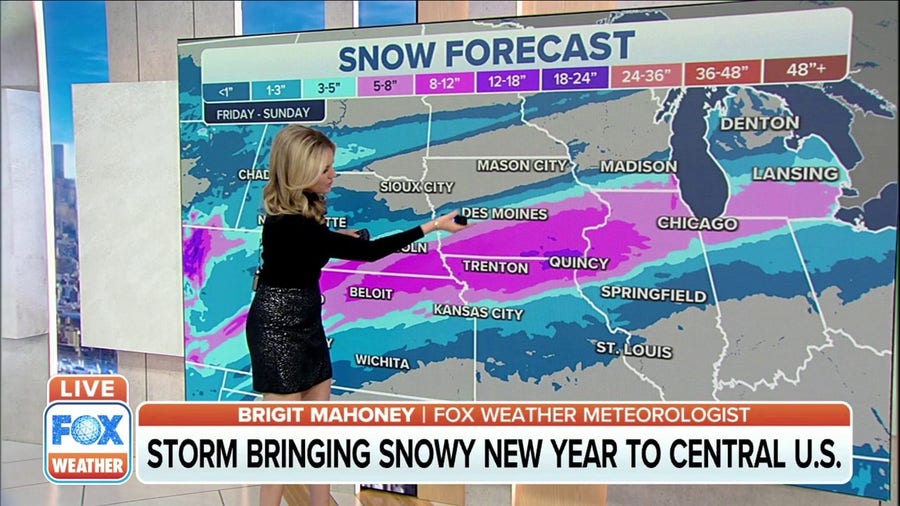 Storm anticipated to bring heavy snow to Central US 