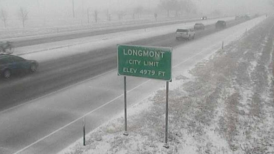 Snow moves through Colorado after devastating fires