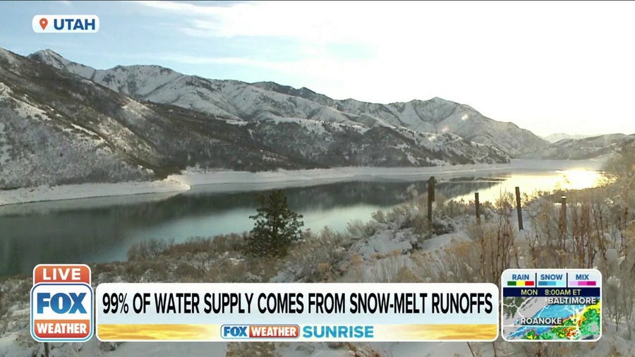 Utah state snowpack almost entirely above average