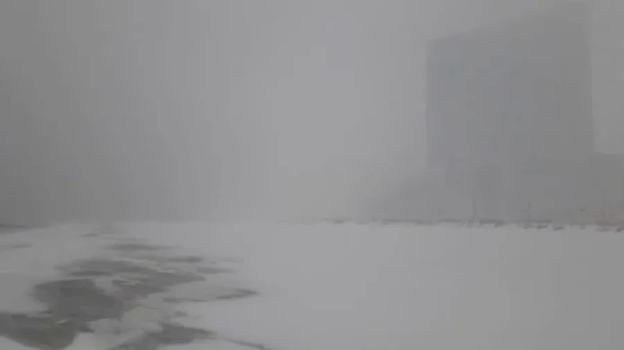 Watch: Atlantic City Beach hit with 'blizzard-like conditions'