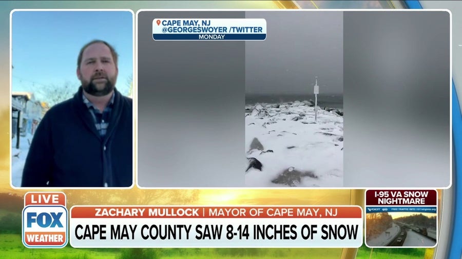 Snowstorm drops biggest snowfall in years for parts of southern New Jersey