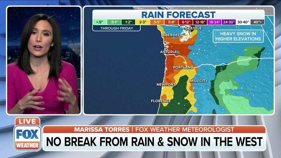 Flood watches issued for areas of Northwest through Friday 