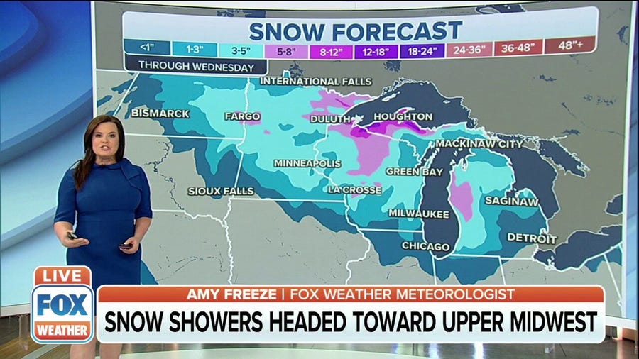 Clipper to bring snow, wind to upper Midwest, Great Lakes