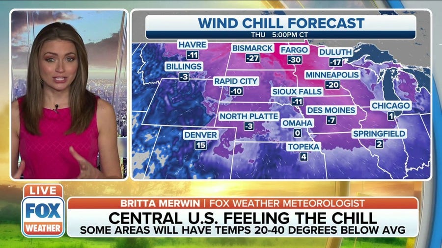 Next blast of frigid air dropping into central US this week