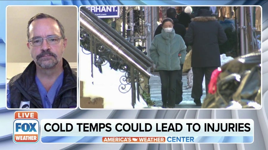 Cold temperatures could lead to injuries