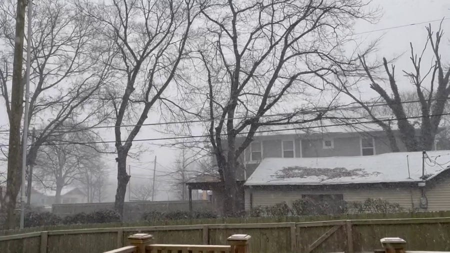 Nashville starting to look like a winter wonderland 