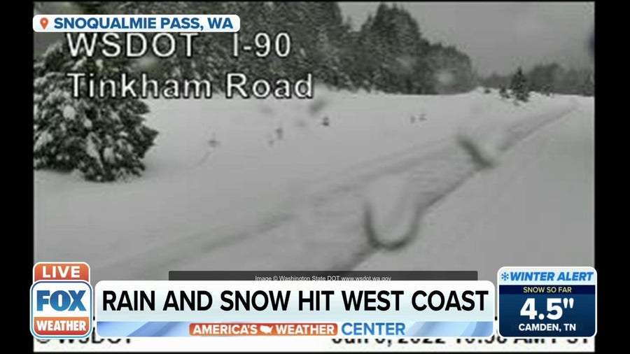 Cross-state travel in Washington 'almost completely impossible' due to snow