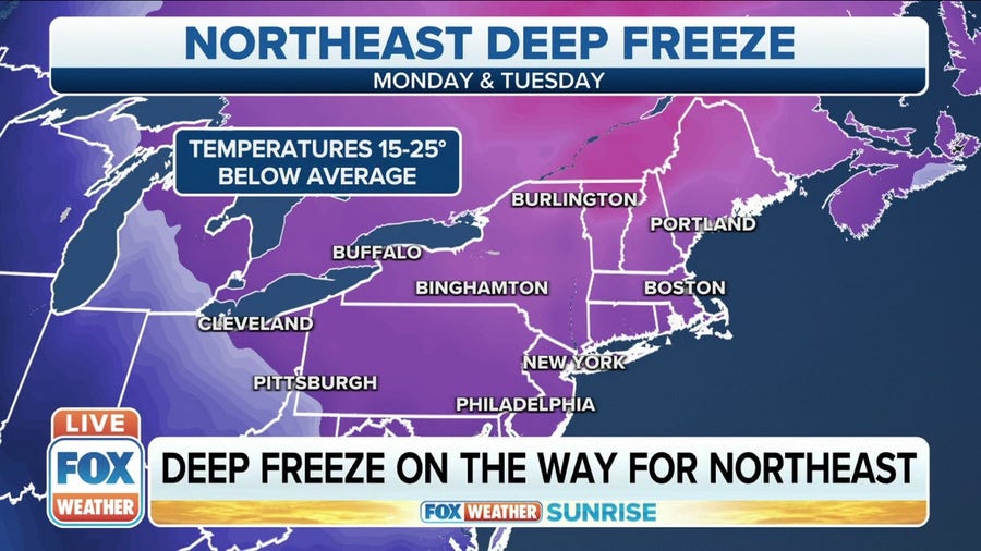 Deep freeze on the way for the Northeast Latest Weather Clips FOX