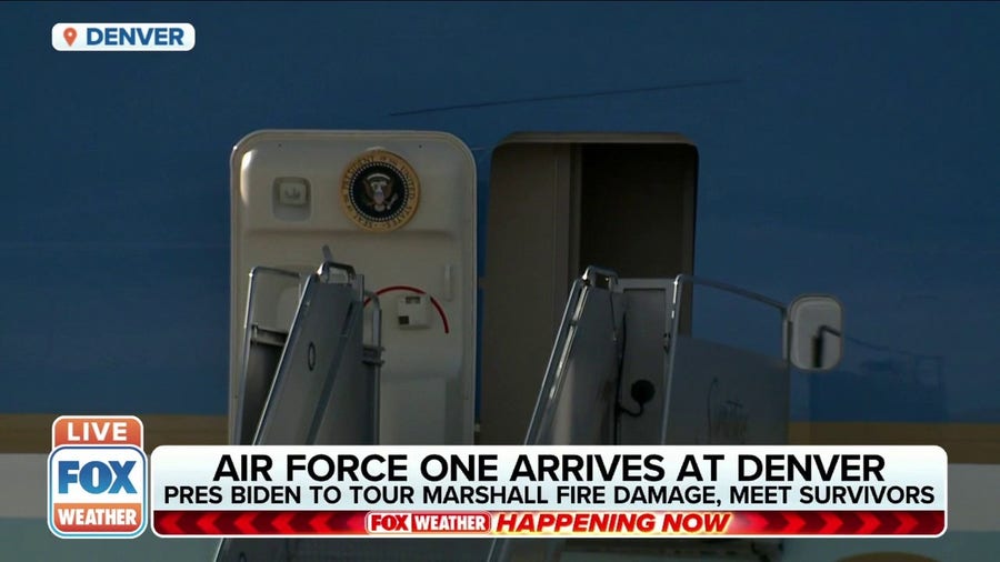 Biden arrives in Colorado to survey devastating fire damage 